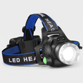 Rechargeable Headlamp - Zoom Head Flashlight - LED Headlamp