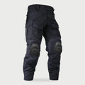 Men's Work Pants with Knee Pads - Ripstop Tactical Pants - 10 Pockets