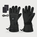 Heated Ski Gloves for Men and Women - Waterproof - 3 Heat Levels
