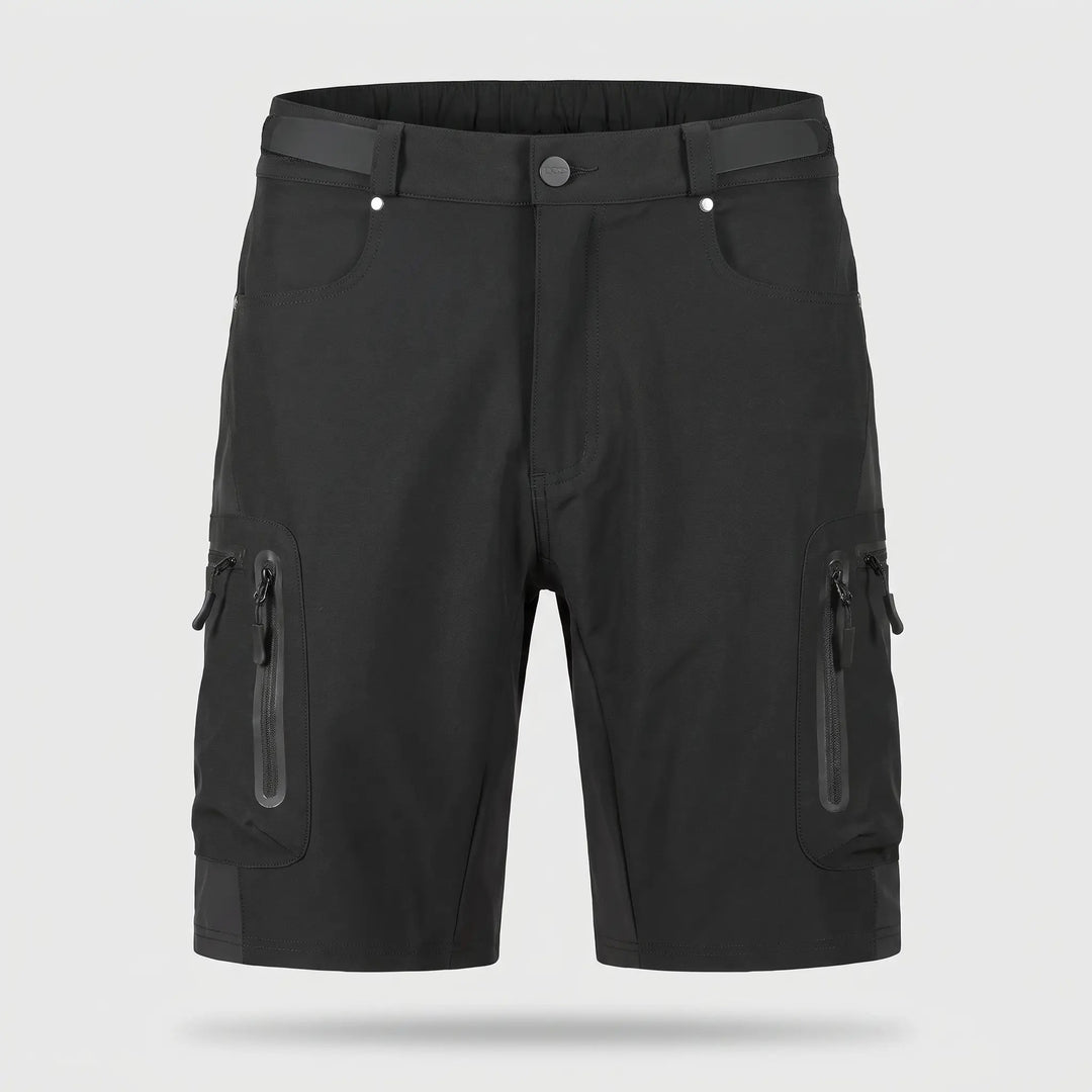 Men's MTB shorts in Black, front view