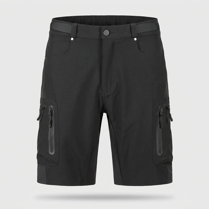 Men's MTB shorts in Black, front view