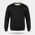 Men's Crewneck Sweatshirt - Sherpa Fleece Lined Long Sleeve Pullover