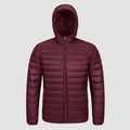 Men's Hooded Puffer Jacket - Lightweight Quilted Winter Jacket