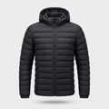 Men's Puffer Coat – Quilted Puffa Jacket with Hood - Zip Pockets