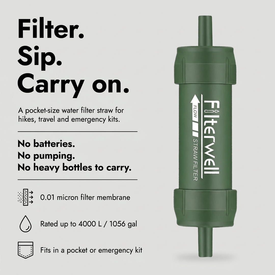 Water filter straw benefits