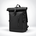 Roll Top Rucksack - Water-Resistant Laptop Backpack with USB Charging Port