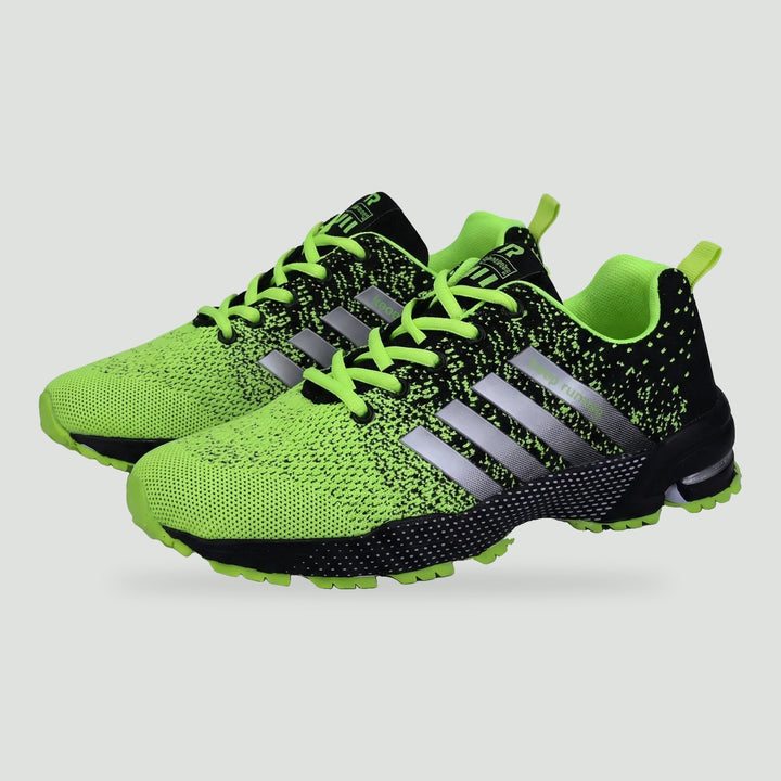 Running shoes in Green