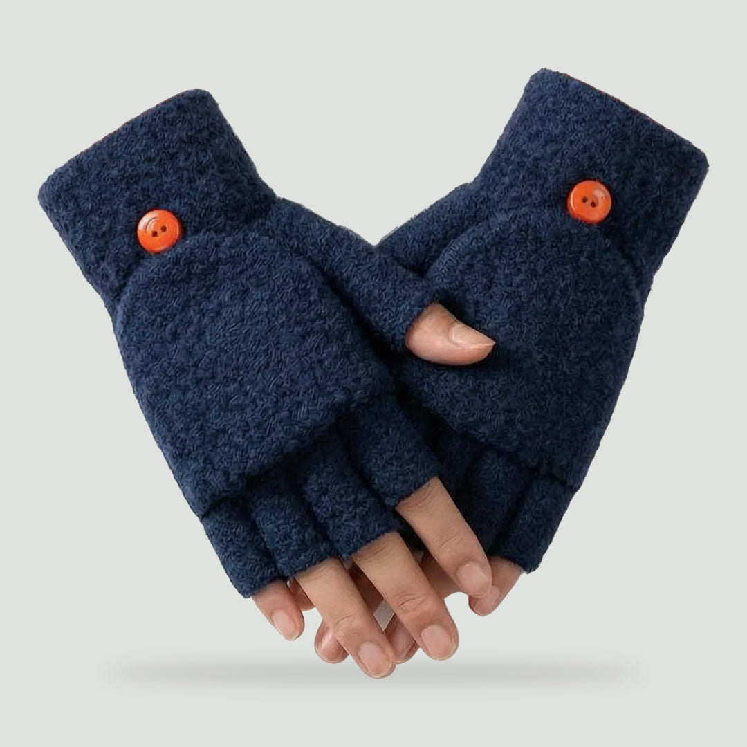 USB heated gloves in Navy