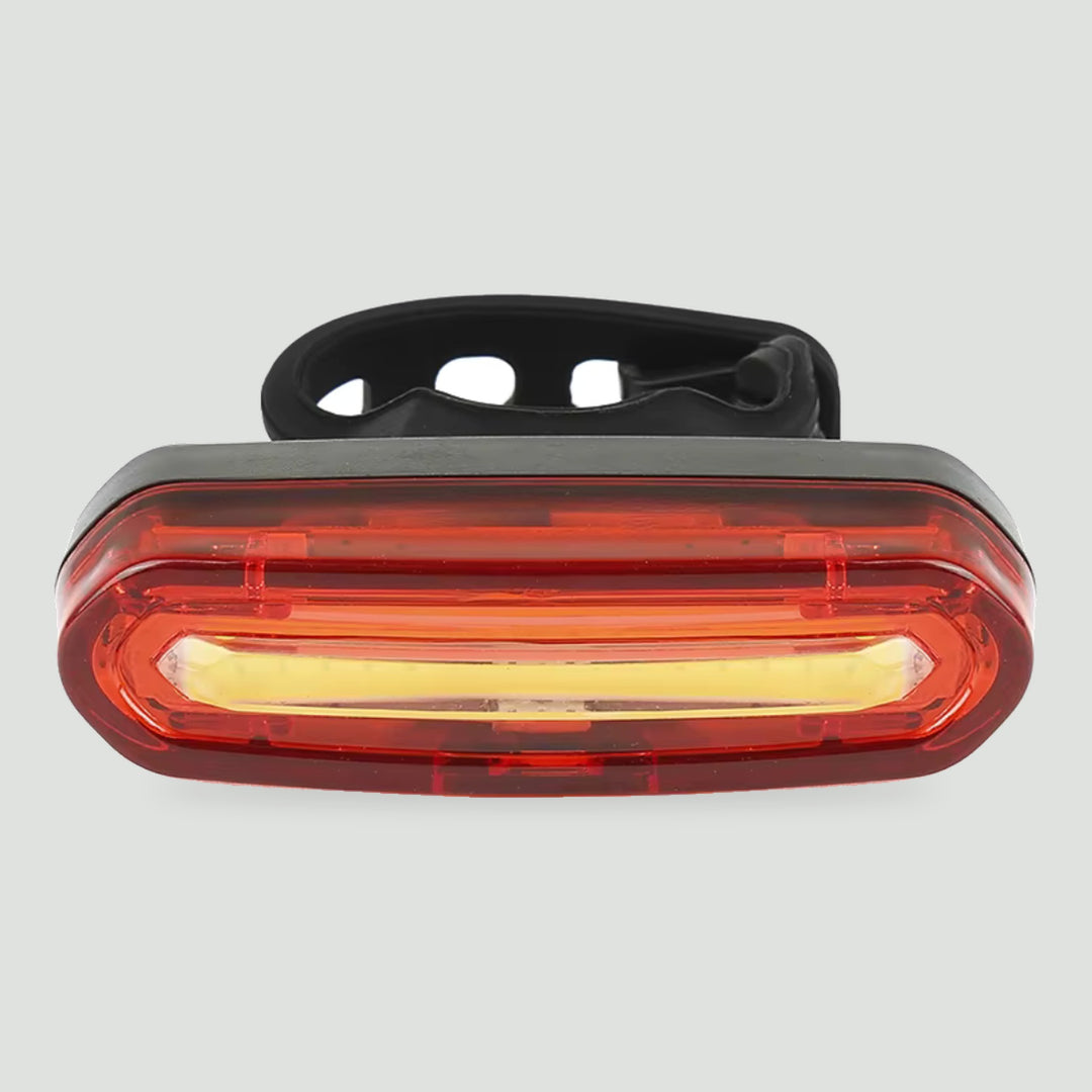 Rear bike light, front view