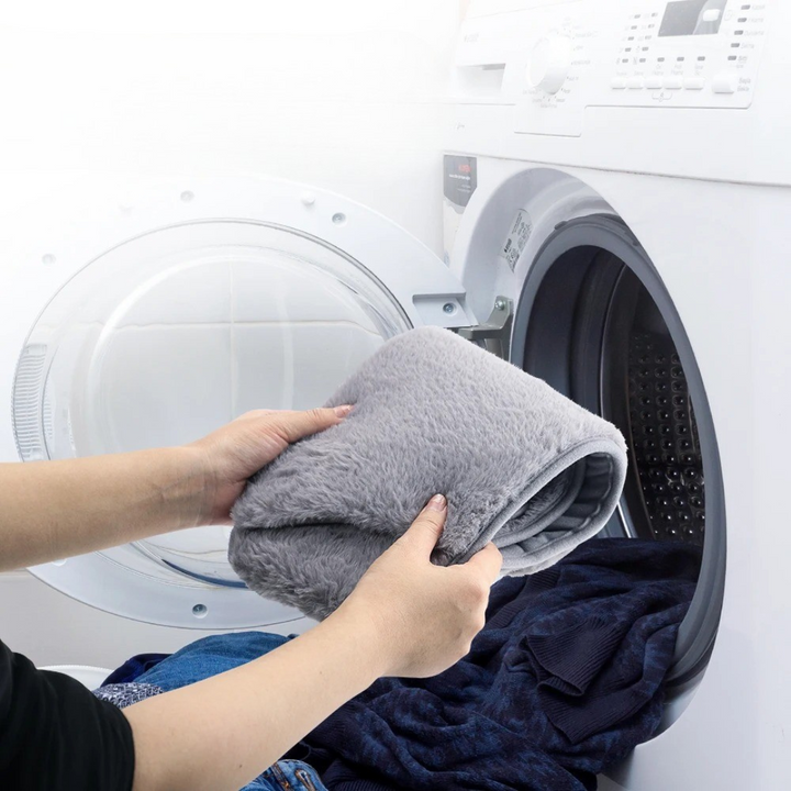 Heated waist belt going into a washing machine