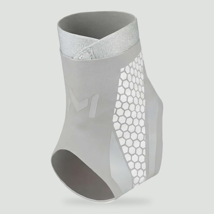 Compression ankle brace in Light Gray