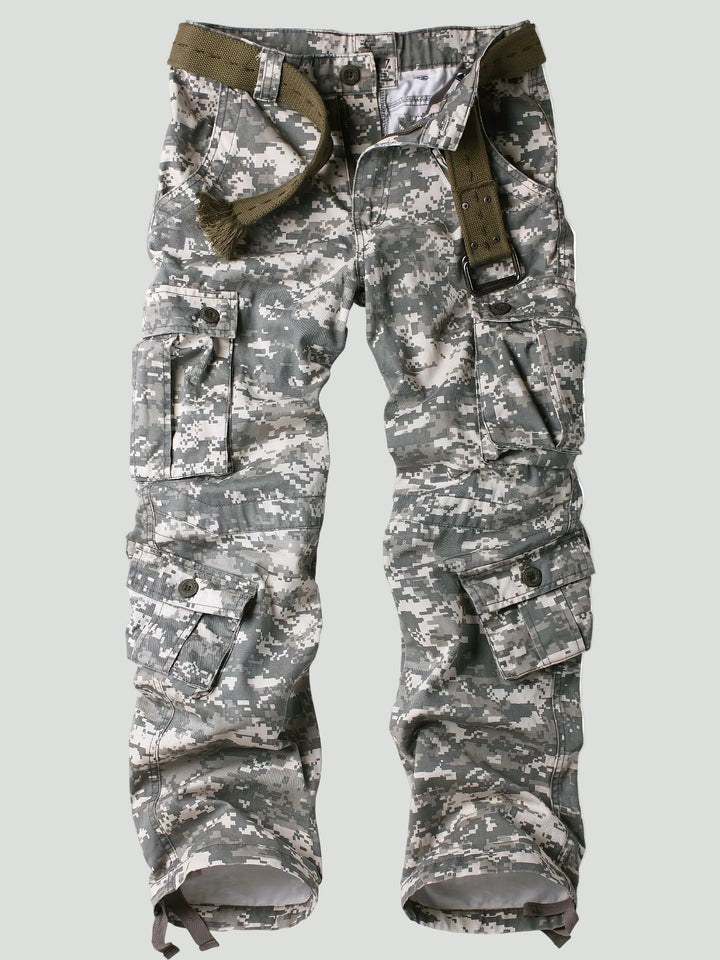 Men’s Camouflage Cargo Pants – Multi Pocket Outdoor Utility Design