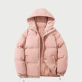 Women's Padded Jacket - Hooded Puffer Coat - Water-Repellent