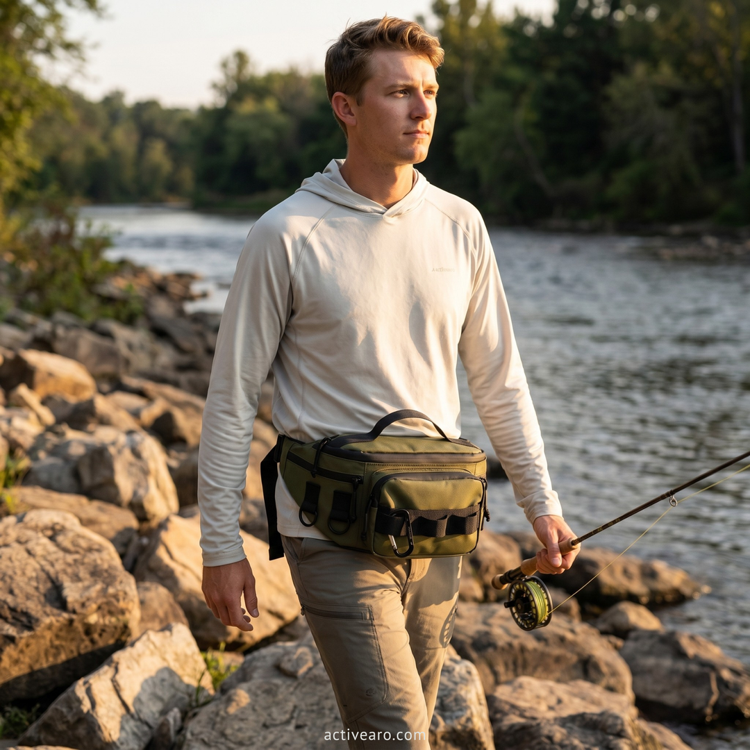 Compact Water Resistant Outdoor Waist Pack – Lightweight Utility Carry