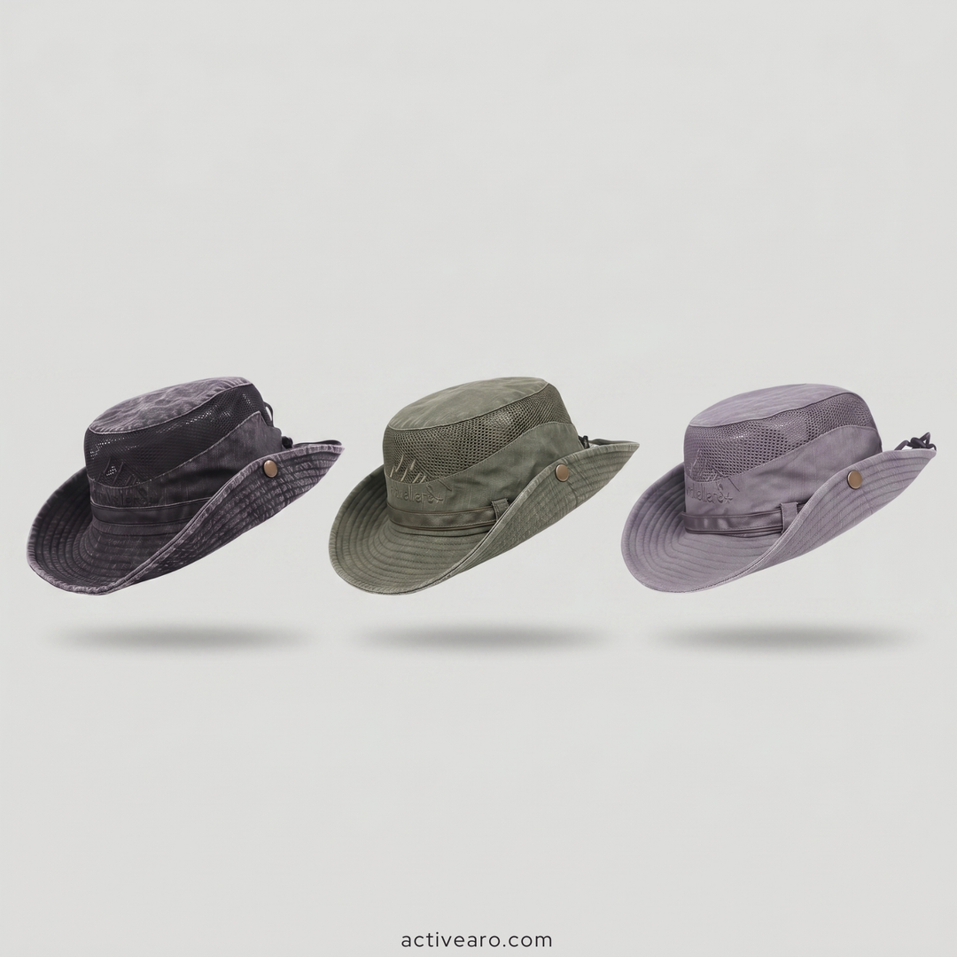 Lightweight Panama-Style Hat – Breathable Mesh Sun Hat for Outdoor Use