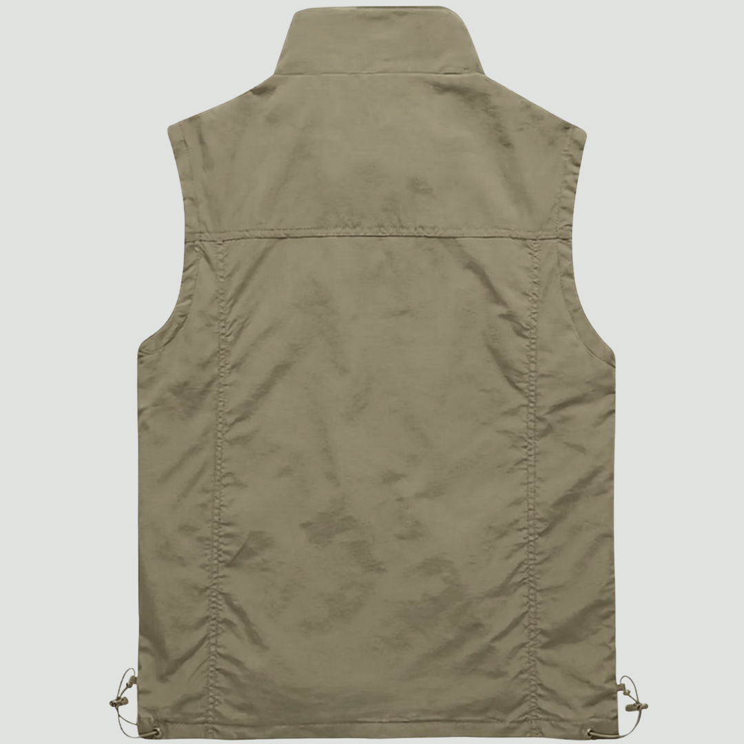 Lightweight Breathable Hiking Vest – Multi-Pocket Outdoor Layer