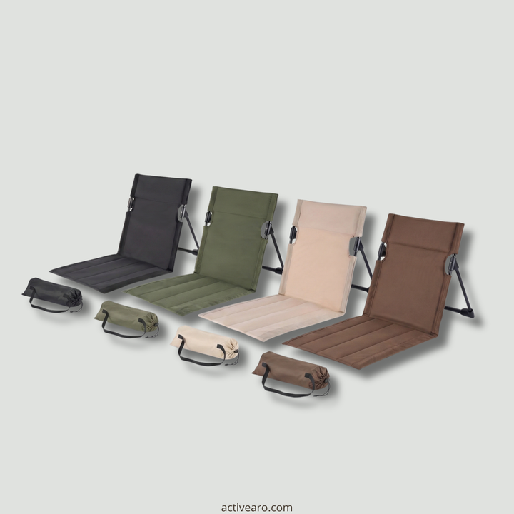 Ultralight Aluminum Folding Camping Chair – Portable Moon Chair for Beach and Outdoor