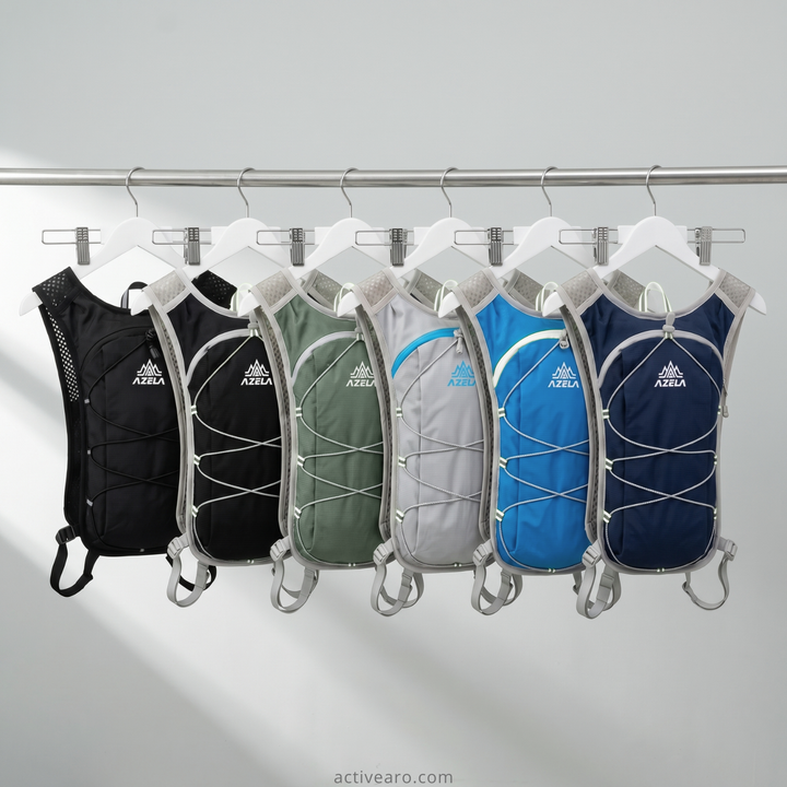 Lightweight Hydration Running Vest – Breathable Mesh Pack for Trail Running and Hiking