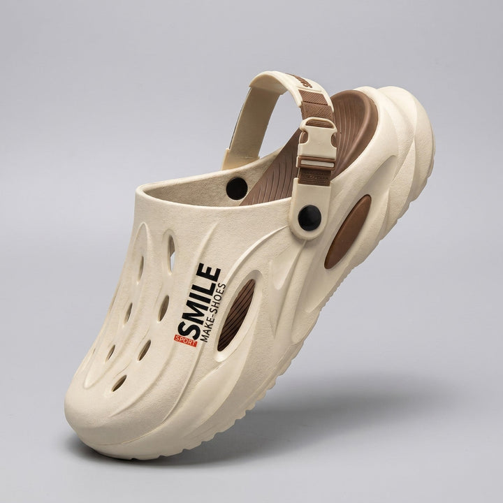 Men's Lightweight EVA Clogs – Slip-On Drainage Garden and Outdoor Shoes with Back Strap