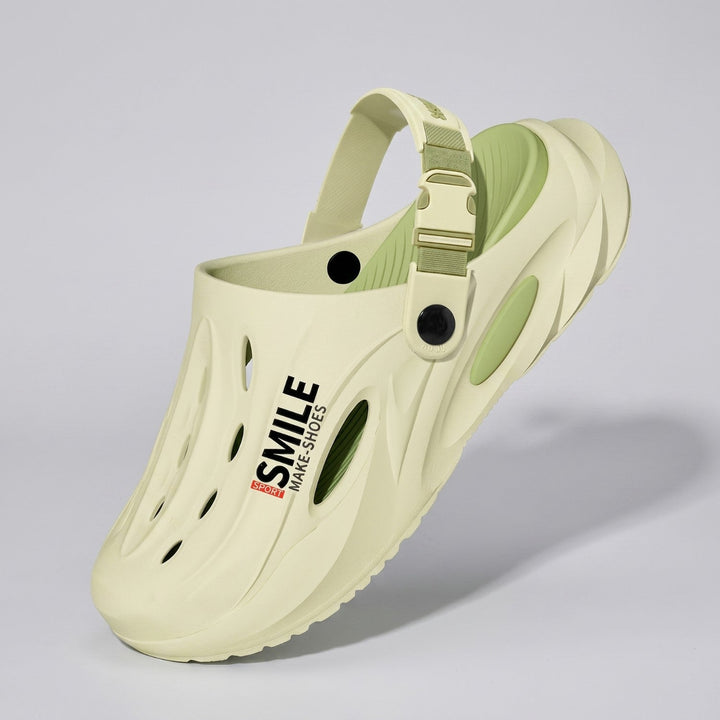 Men's Lightweight EVA Clogs – Slip-On Drainage Garden and Outdoor Shoes with Back Strap
