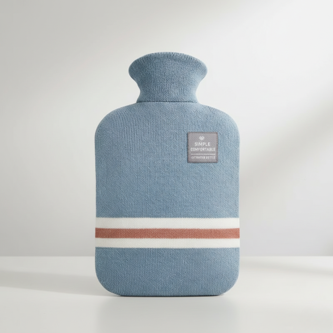 Hot water bottle in Light Blue