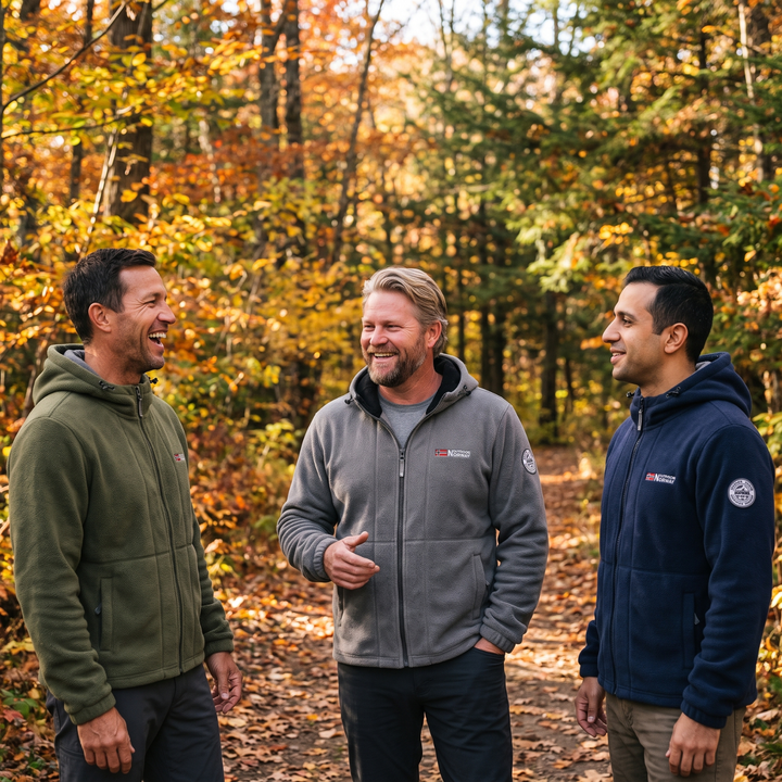 Men’s Fleece Jacket with Windproof Design – Warm Layer for Outdoor Use