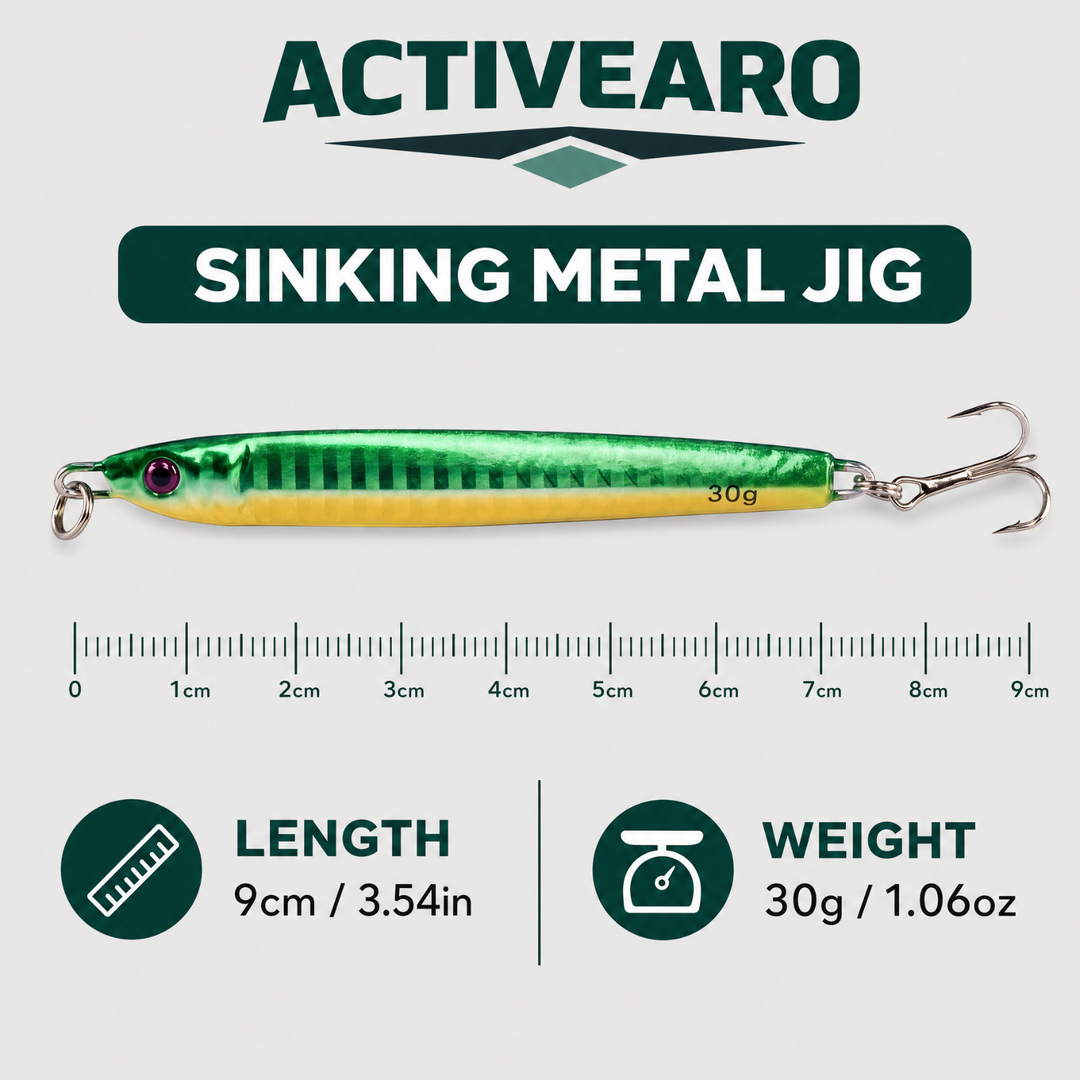 5-Piece Metal Casting Jig Spoons – Casting and Jigging – Bass