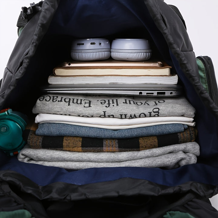 Large hiking backpack – 70L outdoor pack with adjustable straps and buckle closure