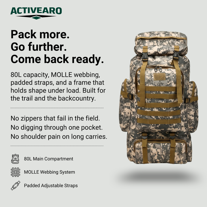 Outdoor hiking backpack – foldable drawstring backpack for camping and travel