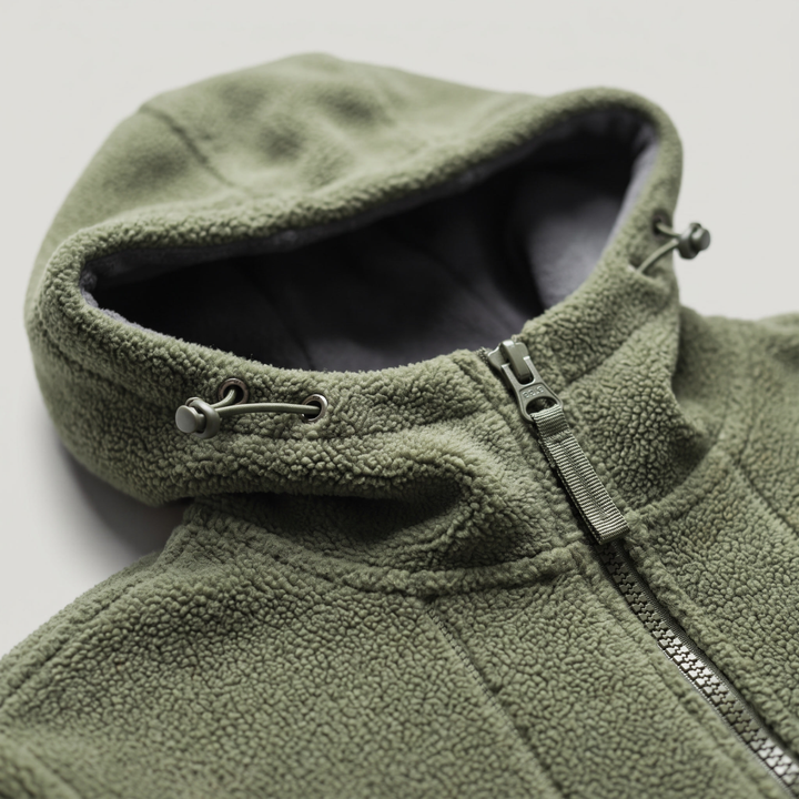 Men’s Fleece Jacket with Windproof Design – Warm Layer for Outdoor Use
