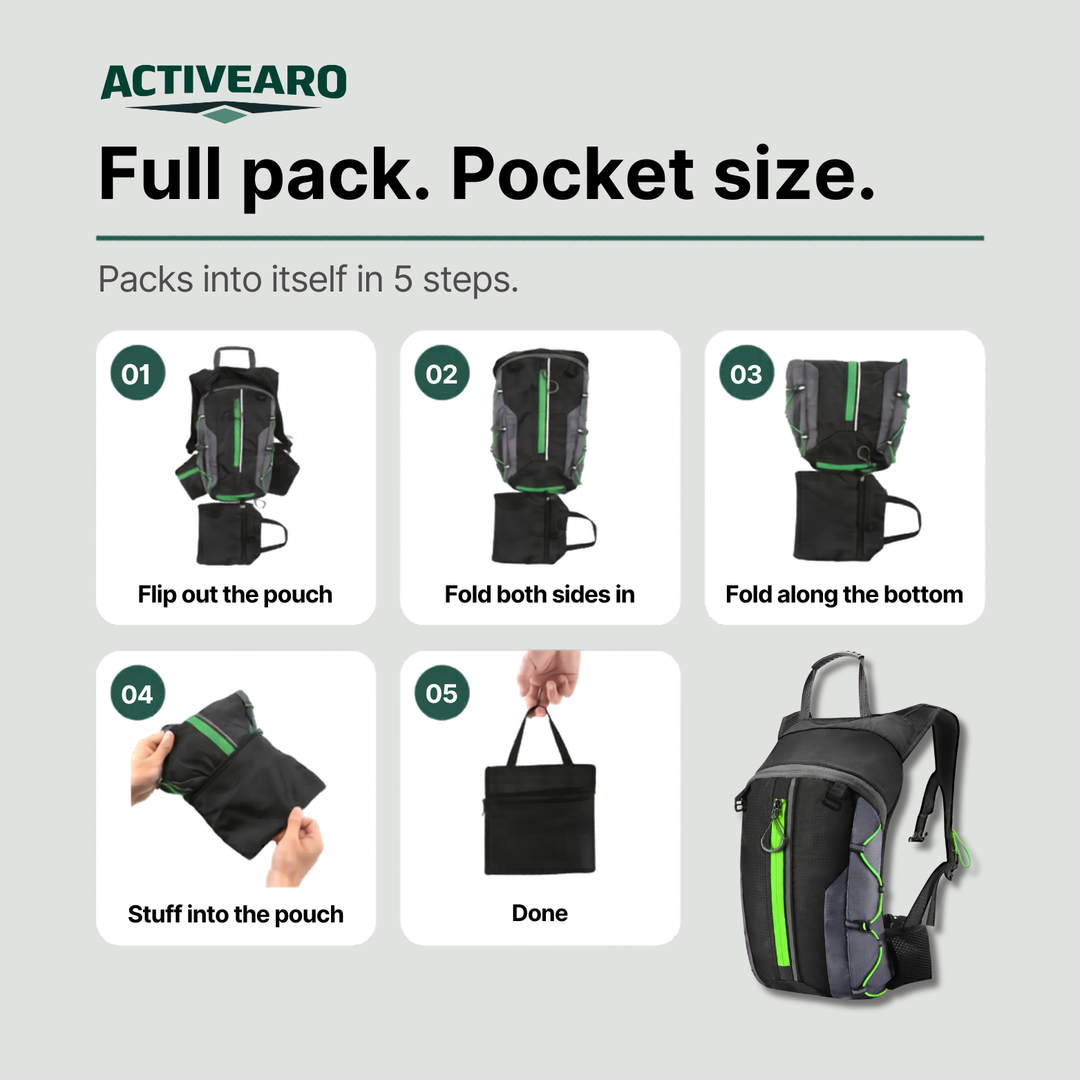 10L Lightweight Cycling Backpack – Oxford Cloth Bike Pack for Commuting and Mountain Biking