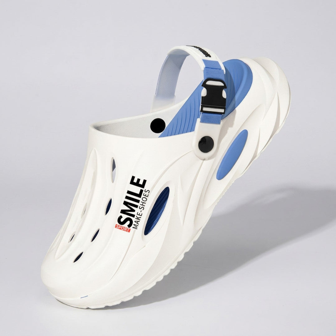 Men's Lightweight EVA Clogs – Slip-On Drainage Garden and Outdoor Shoes with Back Strap