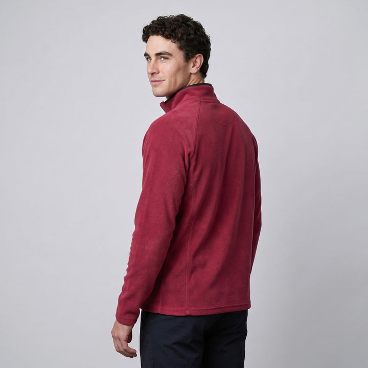 Men’s Quarter-Zip Fleece Pullover – Lightweight Outdoor Fleece Jumper for Hiking & Camping