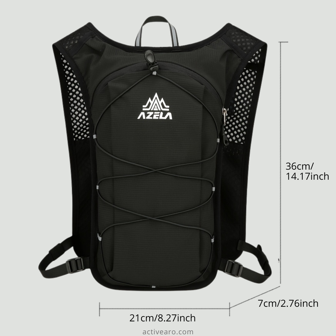 Lightweight Hydration Running Vest – Breathable Mesh Pack for Trail Running and Hiking