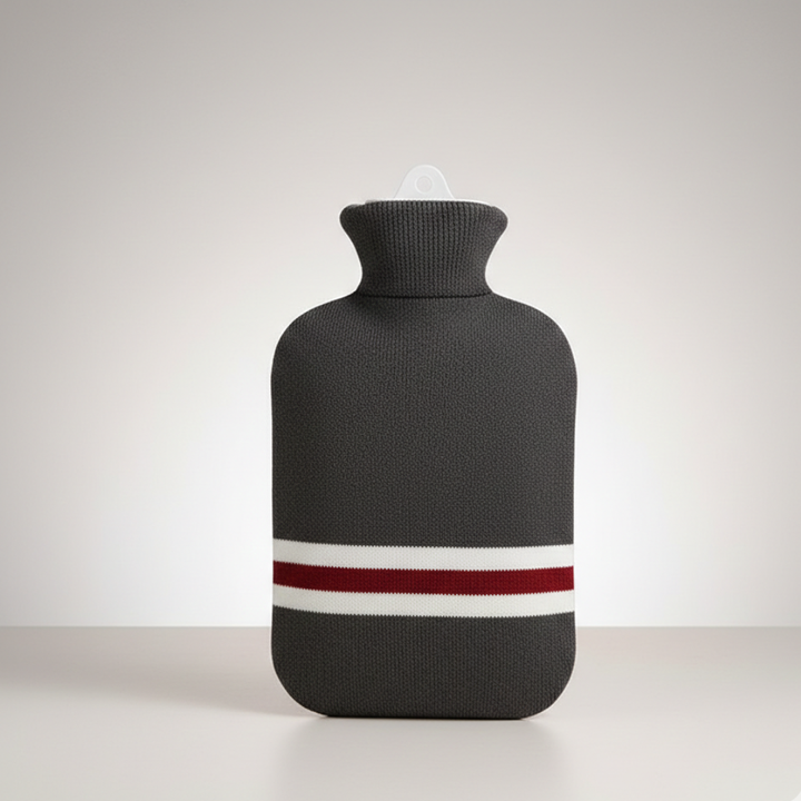 Hot water bottle in Black