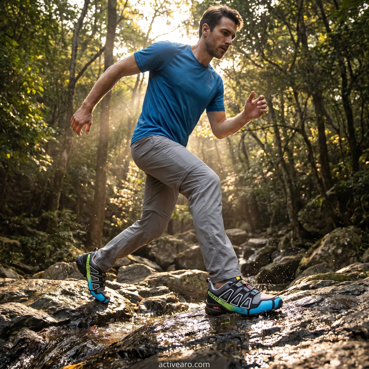Mens Hiking Shoes Non Slip All Terrain - Outdoor Walking Shoes