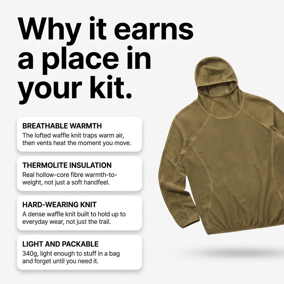 Men's Fleece Hoodie - Thermolite Hooded Fleece Jumper