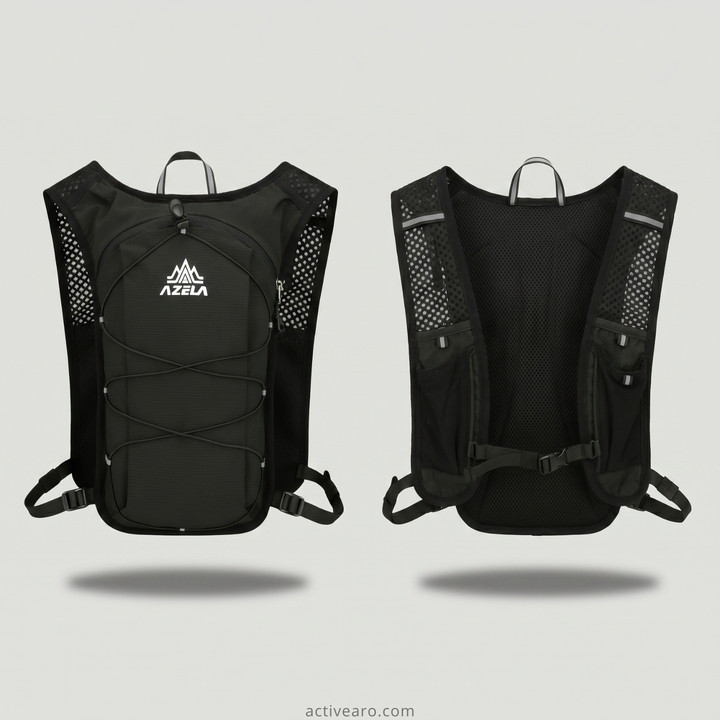 Lightweight Hydration Running Vest – Breathable Mesh Pack for Trail Running and Hiking