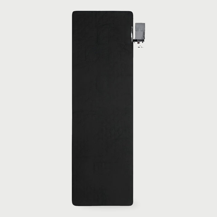 Heated sleeping pad in Black