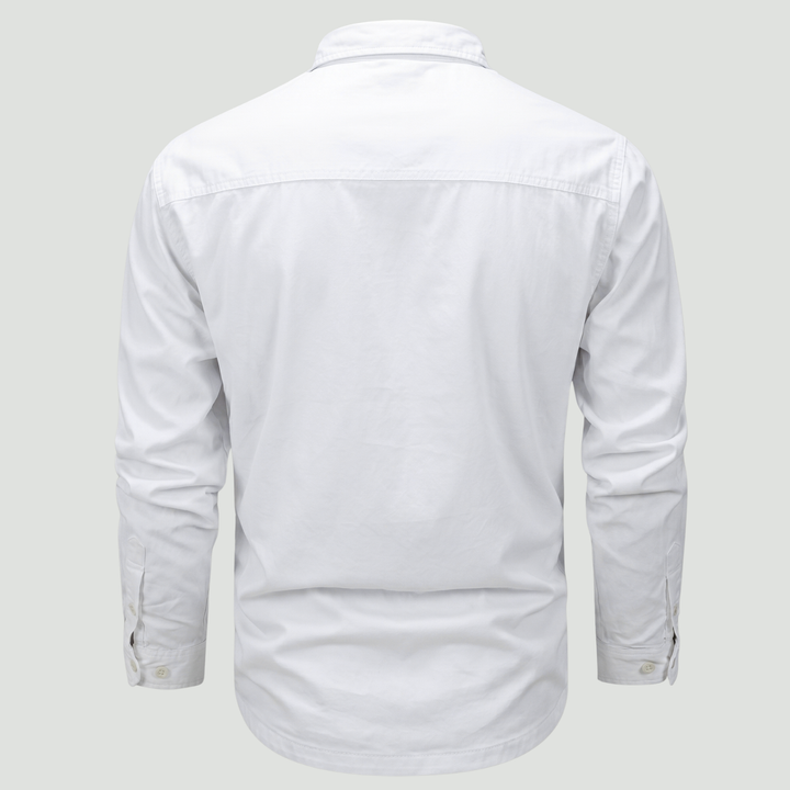 Lightweight Long-Sleeve Outdoor Shirt – Durable Cotton-Blend for Active Use
