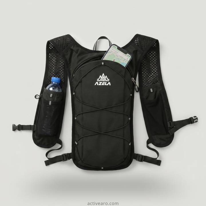 Lightweight Hydration Running Vest – Breathable Mesh Pack for Trail Running and Hiking