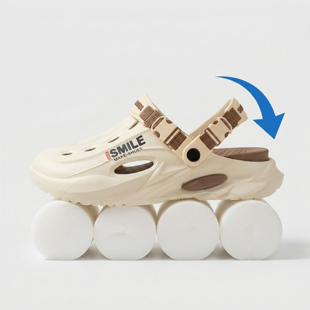 Men's Lightweight EVA Clogs – Slip-On Drainage Garden and Outdoor Shoes with Back Strap