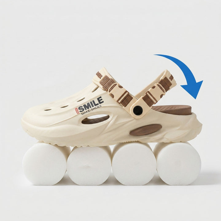 Men's Lightweight EVA Clogs – Slip-On Drainage Garden and Outdoor Shoes with Back Strap