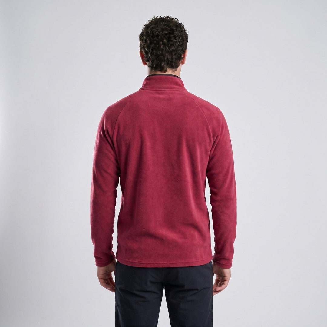 Men’s Quarter-Zip Fleece Pullover – Lightweight Outdoor Fleece Jumper for Hiking & Camping