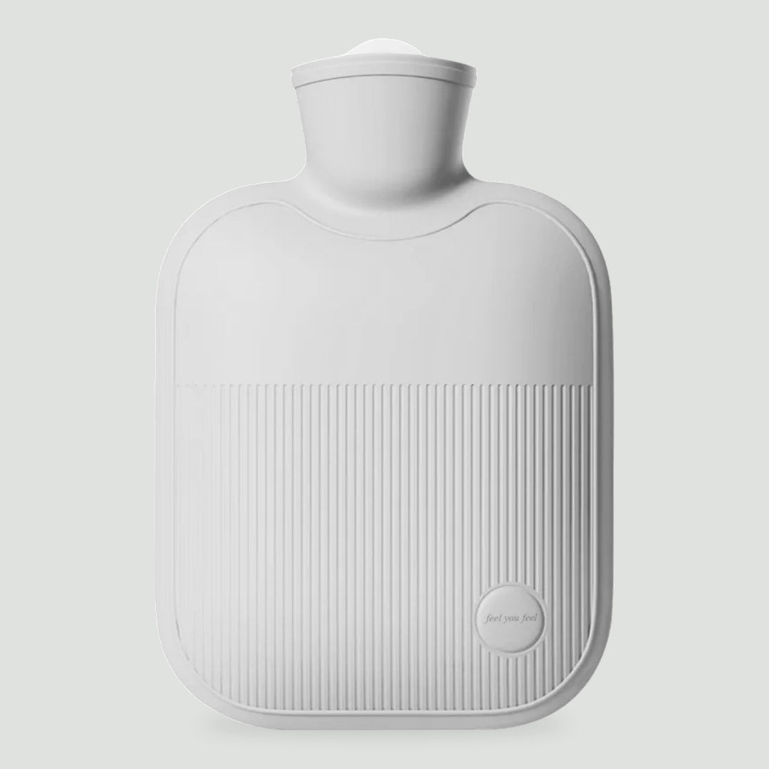 Large 2 liter hot water bottle in Gray