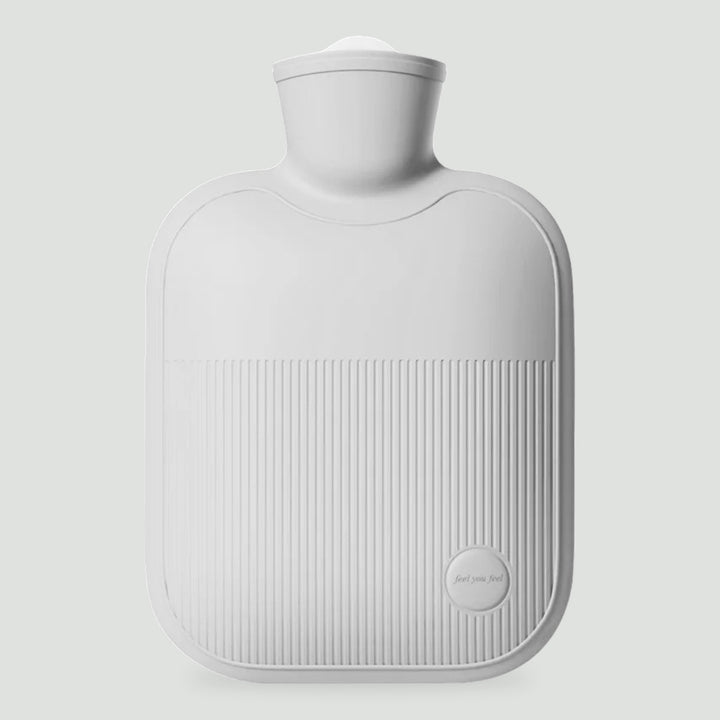 Large 2 liter hot water bottle in Gray