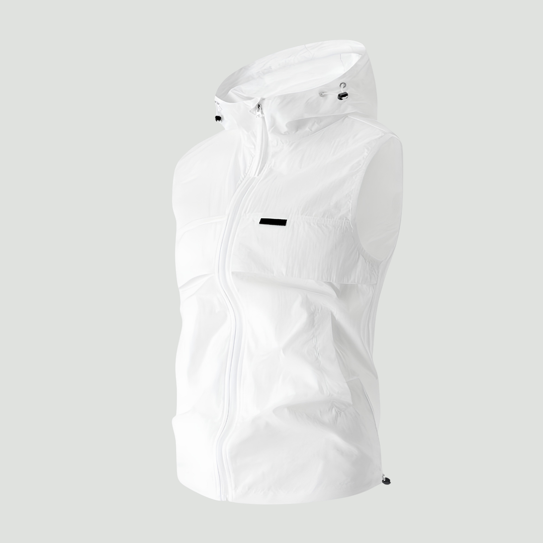 Lightweight Hooded Sleeveless Fishing Vest – Summer Outdoor Layer