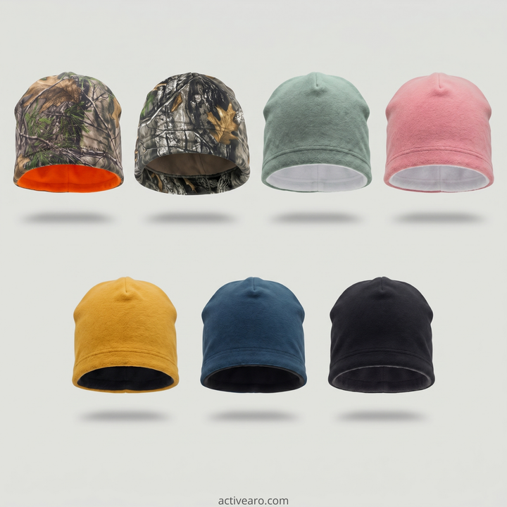 Men's Reversible Outdoor Beanie – Fleece Winter Hat