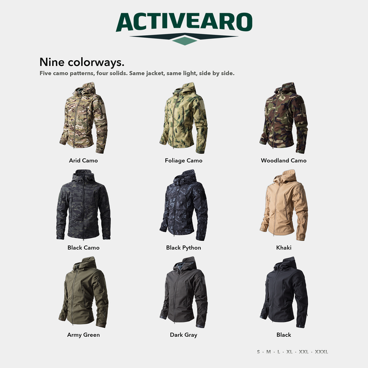 Hunting jacket in nine colorways