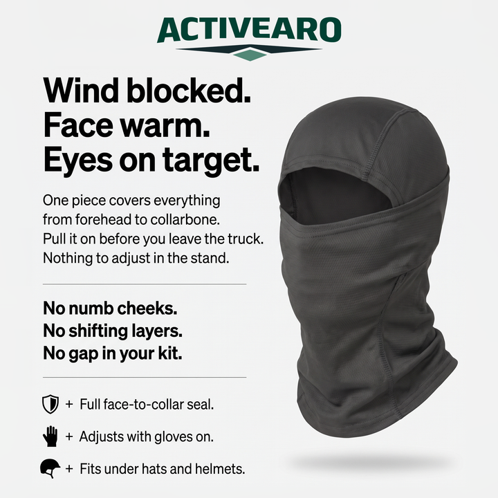 Balaclava ski mask benefits: full face-to-collar seal, adjusts with gloves on, fits under hats and helmets